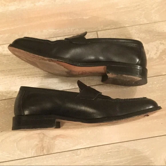EUC Bruno magli black ivy penny loafers Men display picture 1